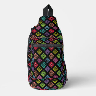 DJ Scooby-Doo-Muster Crossbody Bag