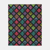 DJ Scooby-Doo-Muster Fleecedecke (Vorderseite)