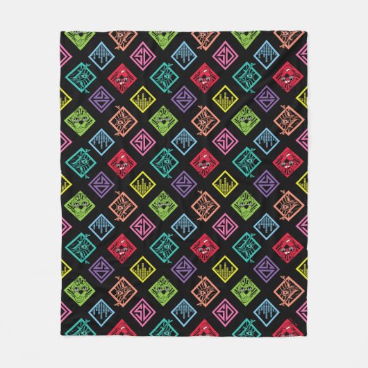 DJ Scooby-Doo-Muster Fleecedecke (Vorderseite)