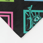 DJ Scooby-Doo-Muster Fleecedecke (Ecke)