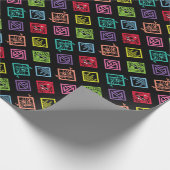 DJ Scooby-Doo-Muster Geschenkpapier (Ecke)