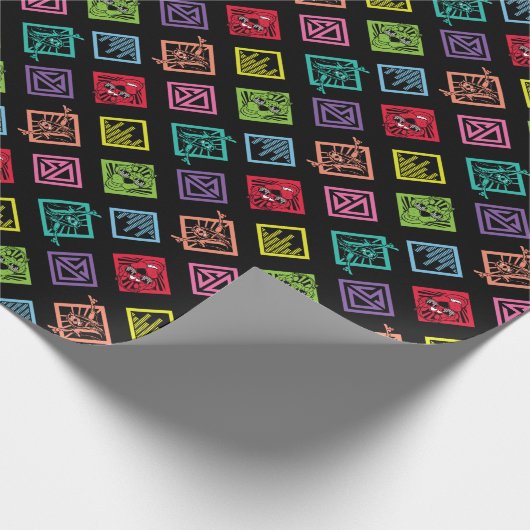 DJ Scooby-Doo-Muster Geschenkpapier (Ecke)