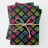 DJ Scooby-Doo-Muster Geschenkpapier Set (Beispiel)