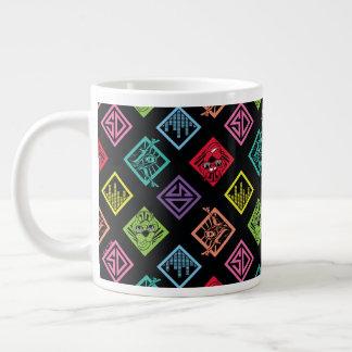 DJ Scooby-Doo-Muster Jumbo-Tasse