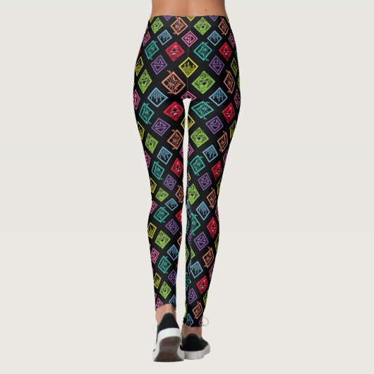DJ Scooby-Doo-Muster Leggings (Rückseite)
