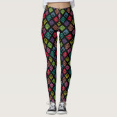 DJ Scooby-Doo-Muster Leggings (Vorderseite)