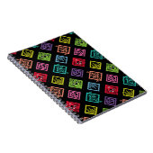 DJ Scooby-Doo-Muster Notizblock (Rechte Seite)