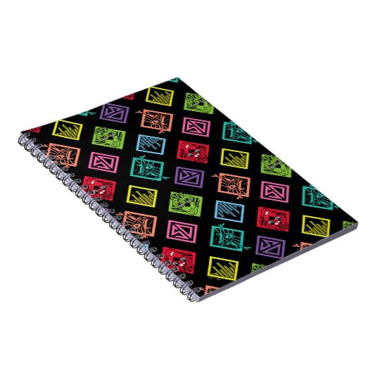 DJ Scooby-Doo-Muster Notizblock (Rechte Seite)