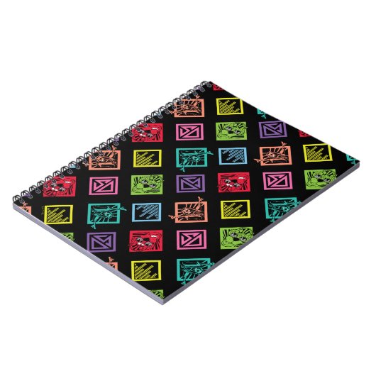 DJ Scooby-Doo-Muster Notizblock (Linke Seite)