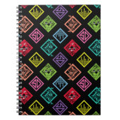 DJ Scooby-Doo-Muster Notizblock (Vorderseite)