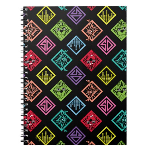 DJ Scooby-Doo-Muster Notizblock (Vorderseite)