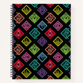 DJ Scooby-Doo-Muster Notizblock (Vorderseite)