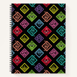 DJ Scooby-Doo-Muster Notizblock