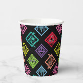 DJ Scooby-Doo-Muster Pappbecher (Links)