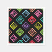 DJ Scooby-Doo-Muster Serviette (Vorderseite)