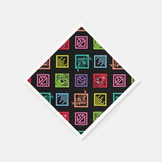 DJ Scooby-Doo-Muster Serviette (Ecke)