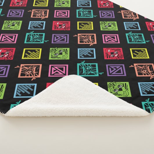 DJ Scooby-Doo-Muster Sherpadecke (3/4)