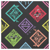 DJ Scooby-Doo-Muster Stoff (Nahaufnahme)