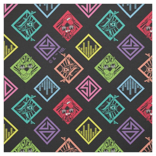 DJ Scooby-Doo-Muster Stoff (Muster)