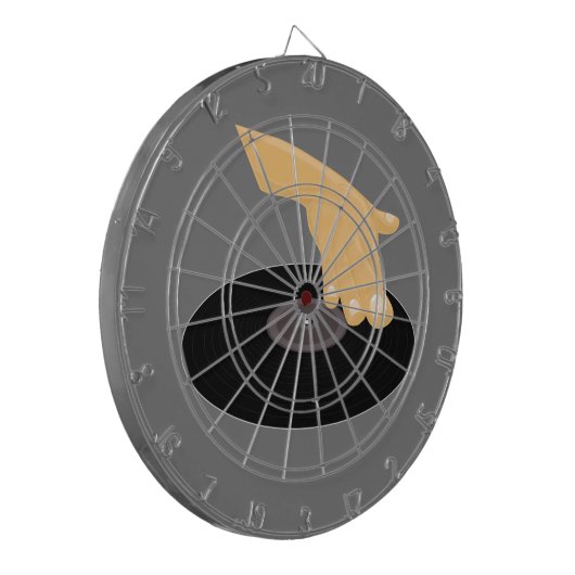 DJ Scratch Dartscheibe (Vorderseite Links)