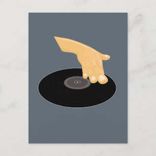 DJ Scratch Postkarte