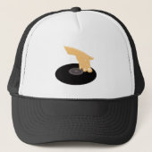 DJ Scratch Truckerkappe (Vorderseite)