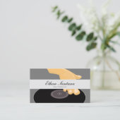 Dj Scratch Visitenkarte (Stehend Vorderseite)