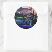 DJ Seismic - Feel It! Runder Aufkleber (Tasche)