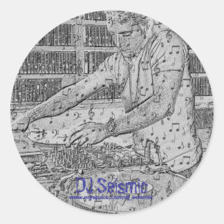 DJ Seismic - Makin Music! Runder Aufkleber