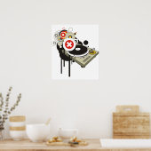 DJ Set Poster (Küche)