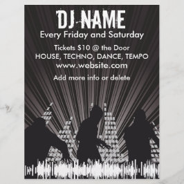 DJ Shadows 2 Music Flyer