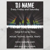 DJ Shadows Music Flyer (Hinten)