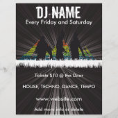 DJ Shadows Music Flyer (Vorne)