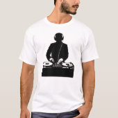 DJ-Silhouette T-Shirt (Vorderseite)