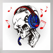 DJ Skull Poster (Vorne)