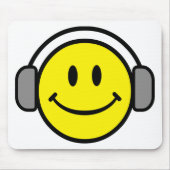 DJ Smiling Face Mousepad (Vorne)