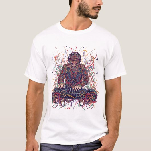 DJ Soundwave Tapestry T-Shirt (Vorderseite)