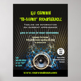 DJ Speaker Rays Promotional Poster