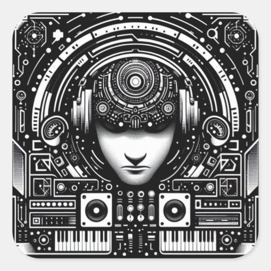 DJ Sticker (Vorderseite)