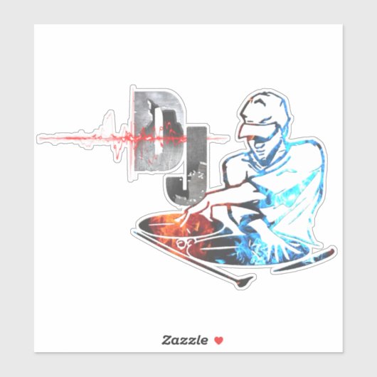 Dj Sticker (Blatt)