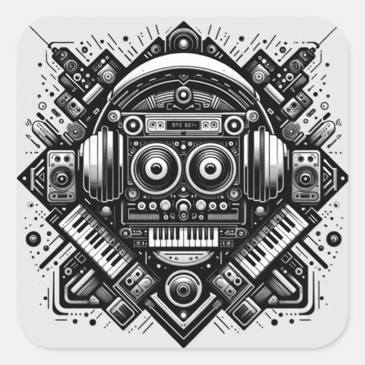 DJ Sticker (Vorderseite)