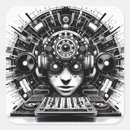 DJ Sticker (Vorderseite)
