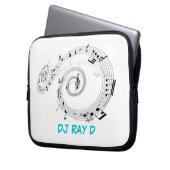 DJ-STRAHL D Laptopkasten Laptopschutzhülle (Vorderseite Links)