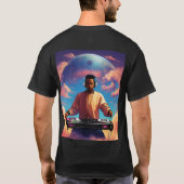 DJ Style: Entfesseln Sie den Rhythmus Ihres Wardro T-Shirt (Rückseite)