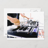 DJ System Postkarte (Vorne/Hinten)