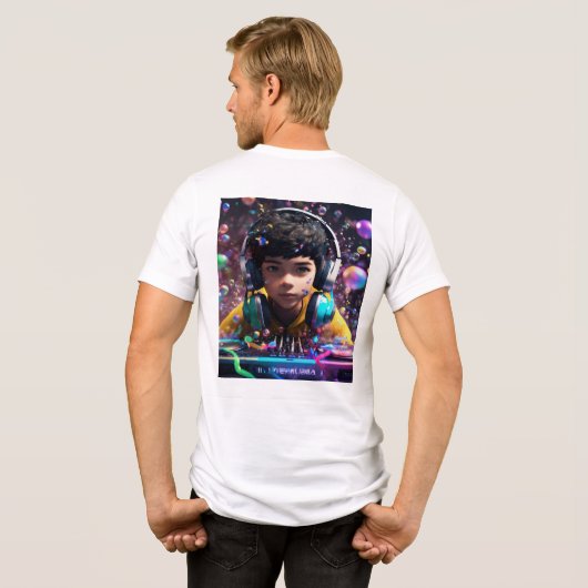 DJ T-Shirtt Tri-Blend Shirt (Rückseite voll)