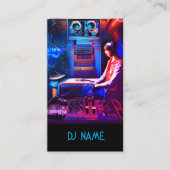 DJ Tech 2 Business Card Visitenkarte (Vorderseite)