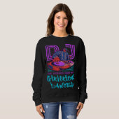 DJ Techno Jugend Sound Techno Synth Geschenke Sweatshirt (Vorne ganz)
