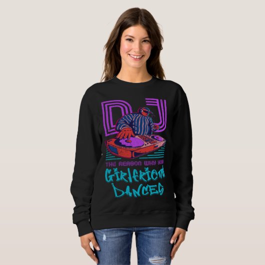 DJ Techno Jugend Sound Techno Synth Geschenke Sweatshirt (Vorne ganz)