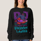 DJ Techno Jugend Sound Techno Synth Geschenke Sweatshirt (Vorderseite)